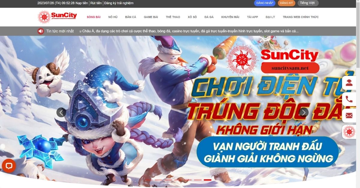 Các lỗi hay gặp khi đăng nhập Suncity và cách khắc phục lỗi