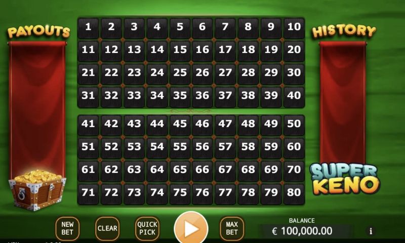 Cách chơi Game Keno Suncity thắng lớn
