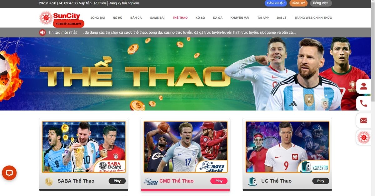 Cách thức nạp tiền vào sân chơi Suncity chính xác nhất