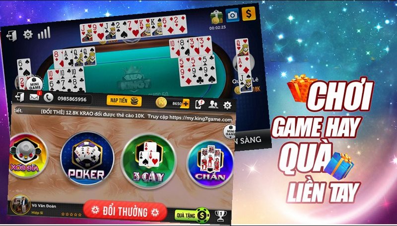 Game bài truyền thống không thể vắng mặt tại đây