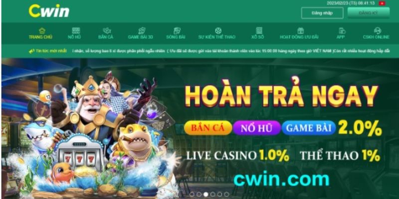 Khuyến mãi ngập tràn với tỷ lệ trả thưởng cao