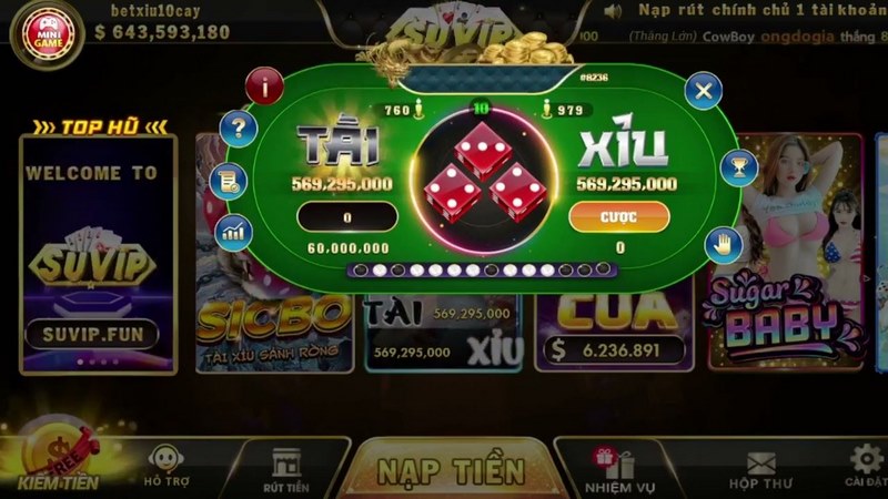 Chiến thắng những siêu phẩm tại minigame