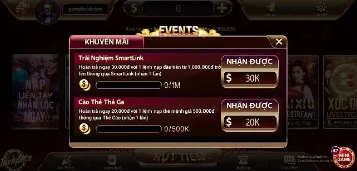 Cổng game với nhiều sự kiện ưu đãi đặc sắc tri ân người chơi