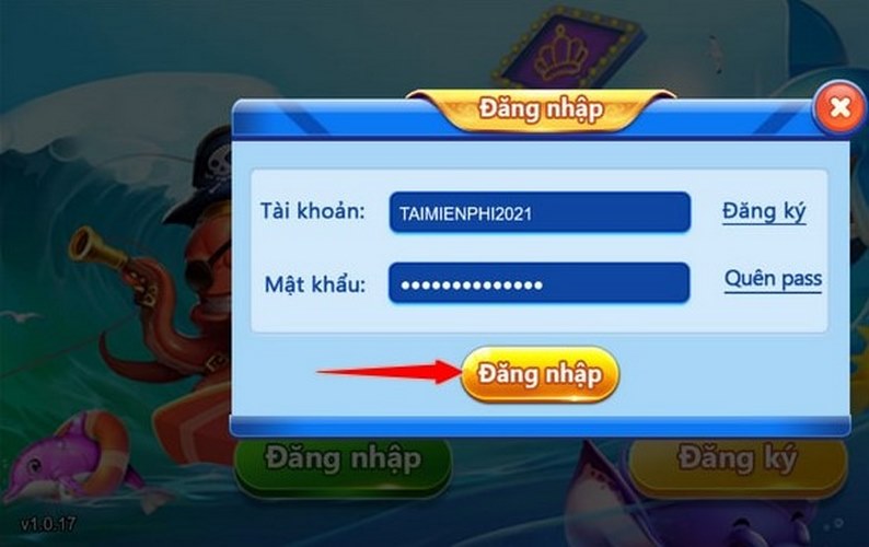 Đăng ký vào cổng game ngay để tạo tài khoản thành viên