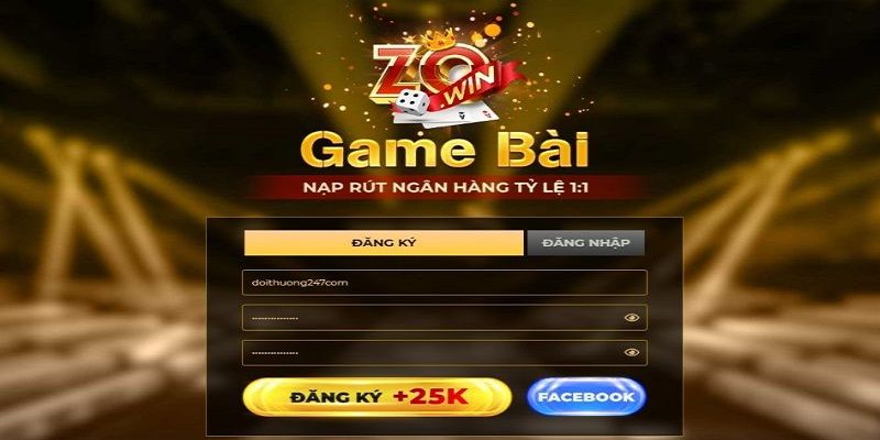 Hướng dẫn đăng ký Zowin cực kỳ nhanh chóng