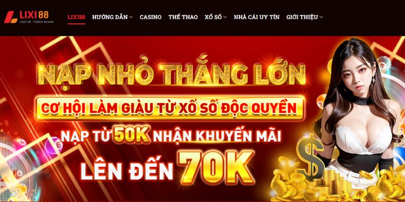 Lixi88 là kho game thú vị hàng đầu hiện nay